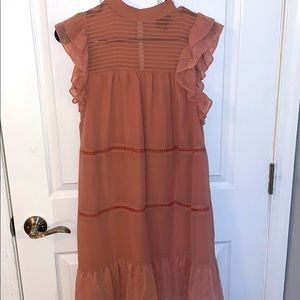 Who what wear dress blush pink